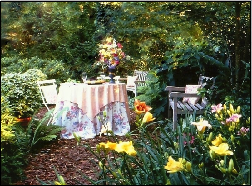 Garden lifestyle entertaining